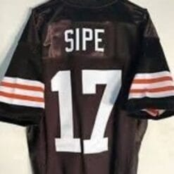 Brian Sipe Jersey Cleveland Browns Custom Throwback Football Brown