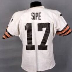Brian Sipe Jersey Cleveland Browns Custom Throwback Football White