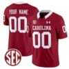 Custom South Carolina Gamecocks Jersey Name and Number Football 1980 Throwback Vapor Limited Garnet