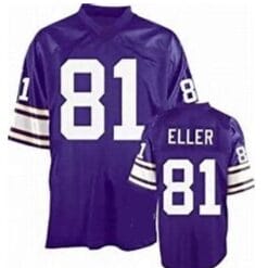Carl Eller Jersey Minnesota Vikings Custom Throwback Football