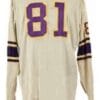 Carl Eller Jersey Vintage Style Minnesota Vikings Long Sleeve Custom Throwback Football No Name On back White