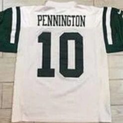 Chad Pennington Jersey New York Jets Custom Throwback Football White
