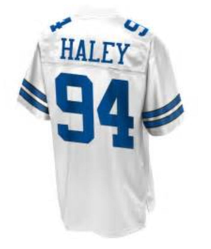 Charles Haley Jersey Dallas Cowboys Custom Throwback Football