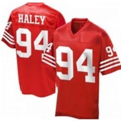 Charles Haley Jersey San Francisco 49ers Custom Throwback Football