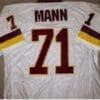 Charles Mann Jersey Washington Redskins Custom Throwback Football White
