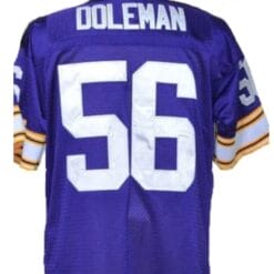 Chris Doleman Jersey Minnesota Vikings Custom Throwback Football Purple