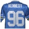 Cortez Kennedy Jersey Seattle Seahawks Custom Throwback Football Blue