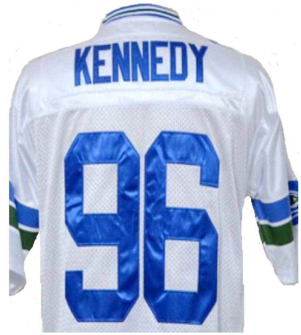 Cortez Kennedy Jersey Seattle Seahawks Custom Throwback Football White