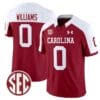 Debo Williams Jersey #0 South Carolina Gamecocks Football 1980 Throwback Vapor Limited SEC Patch Garnet Alternate