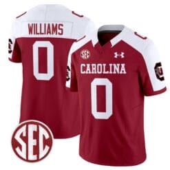 Debo Williams Jersey #0 South Carolina Gamecocks Football 1980 Throwback Vapor Limited Garnet Alternate