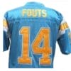 Dan Fouts Jersey San Diego Chargers Custom Throwback Football Powder Blue