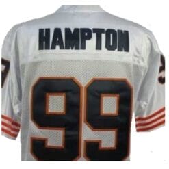 Dan Hampton Jersey Chicago Bears Custom Throwback Football White