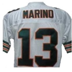 Dan Marino Jersey Miami Dolphins Custom Throwback Football White