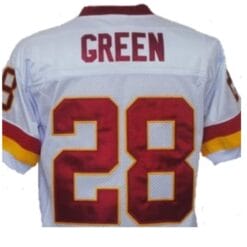 Darrell Green Jersey Washington Redskins Custom Throwback Football White
