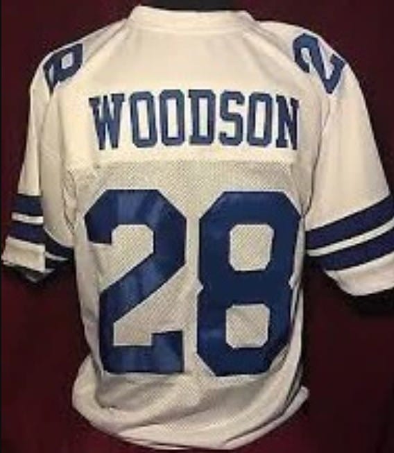 Darren Woodson Jersey Dallas Cowboys Custom Throwback Football White