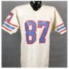 David Casper Jersey Houston Oilers Custom Throwback Football White