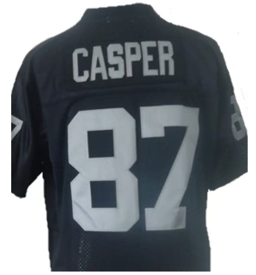 David Casper Jersey Oakland Raiders Custom Throwback Football Black