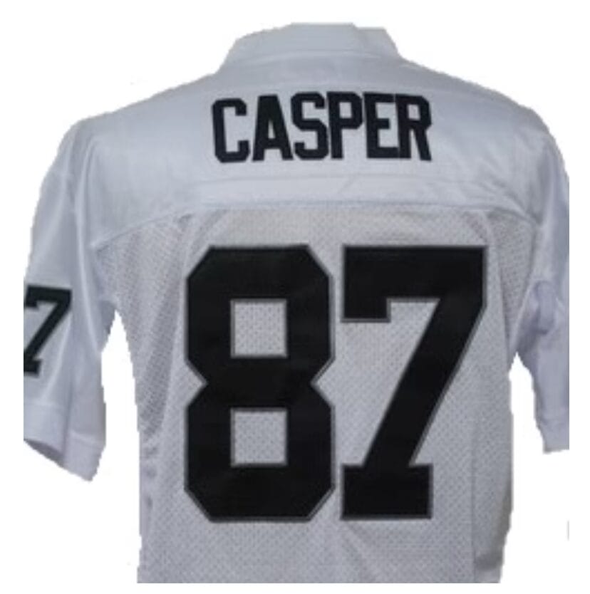 David Casper Jersey Oakland Raiders Custom Throwback Football White