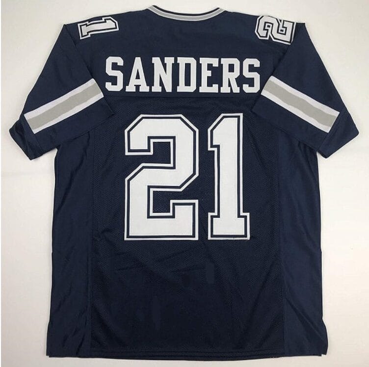 Deion Sanders Jersey Dallas Cowboys Custom Throwback Football