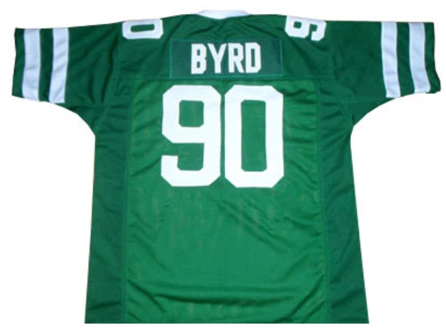 Dennis Byrd Jersey New York Jets Custom Throwback Football Green