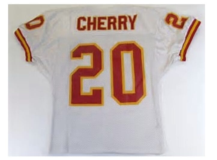 Deron Cherry Jersey Kansas City Chiefs Custom Throwback Football