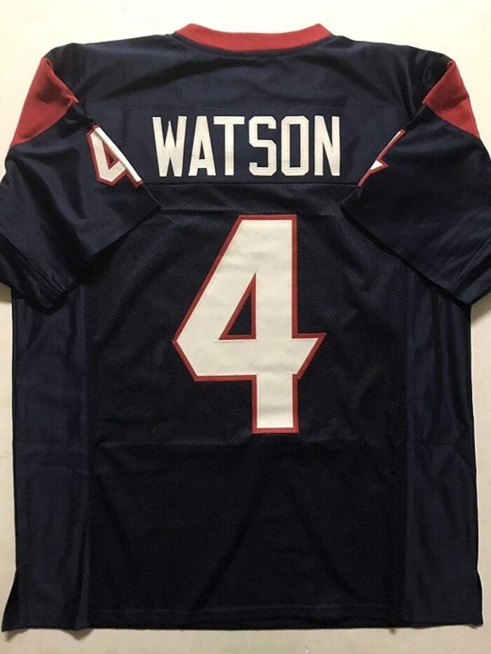 Deshaun Watson Jersey Houston Texans Custom Throwback Football