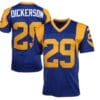 Eric Dickerson Jersey Los Angeles Rams Custom Throwback Football Blue