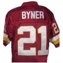 Ernest Byner Jersey Washington Redskins Custom Throwback Football Burgandy