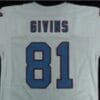 Ernest Givins Jersey Houston Oilers Custom Throwback Football White