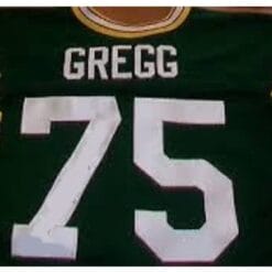 Forrest Gregg Jersey Green Bay Packers Custom Throwback Football Green