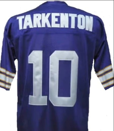Fran Tarkenton Jersey Minnesota Vikings Custom Throwback Football Blue