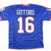 Frank Gifford Jerse New York Giants Custom Throwback Football Blue Red