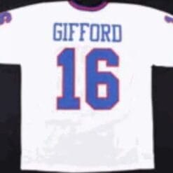 Frank Gifford Jerse New York Giants Custom Throwback Football White