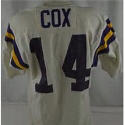 Fred Cox Jersey Minnesota Vikings Custom Throwback Football