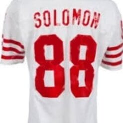 Freddie Solomon Jersey San Francisco 49ers Custom Throwback Football White