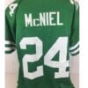Freeman McNeal Jersey New York Jets Custom Throwback Football Green