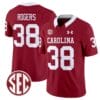 George Rogers Jersey #38 South Carolina Gamecocks Football 1980 Throwback Vapor Limited SEC Patch Garnet