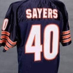 Gale Sayers Jersey Chicago Bears Custom Throwback Football Navy