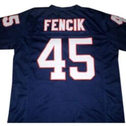 Gary Fencik Jersey Chicago Bears Custom Throwback Football Navy