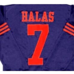George Halas Jersey Chicago Bears Custom Throwback Football Orange Letter and Number