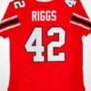 Gerald Riggs Jersey Atlanta Falcons Custom Throwback Football Red