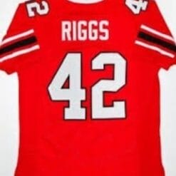 Gerald Riggs Jersey Atlanta Falcons Custom Throwback Football Red