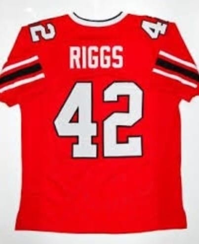 Gerald Riggs Jersey Atlanta Falcons Custom Throwback Football Red