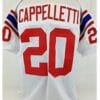 Gino Cappelletti Jersey New England Patriots Custom Throwback Football White