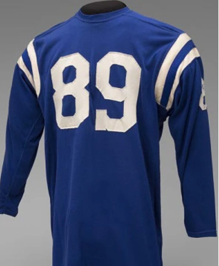 Gino Marchetti Jersey Baltimore Colts Long Sleeve Vintage Style Custom Throwback Football Blue Name On The Back