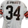 Greg Pruitt Jersey Cleveland Browns Custom Throwback Football White