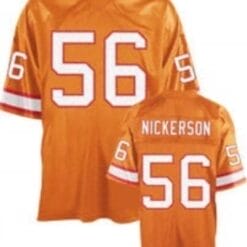Hardy Nickerson Jersey Tampa Bay Buccaneers Custom Throwback Football Orange