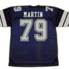 Harvey Martin Jersey Dallas Cowboys Custom Throwback Football Blue