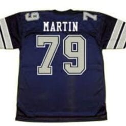Harvey Martin Jersey Dallas Cowboys Custom Throwback Football Blue