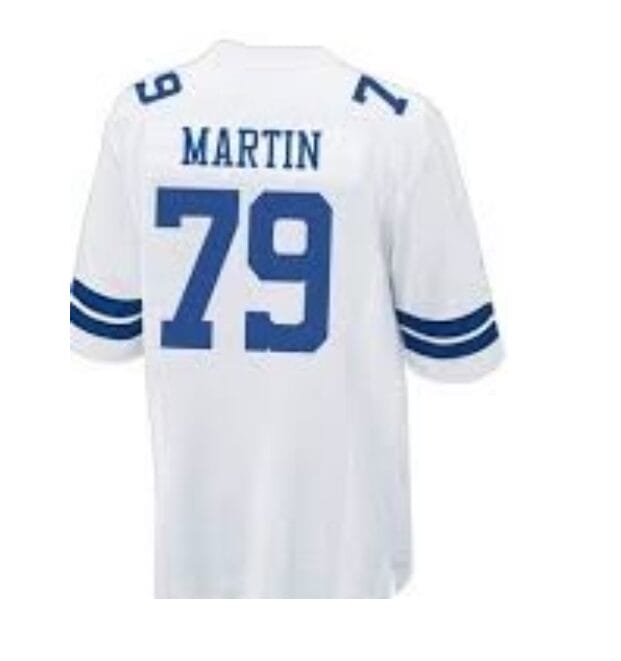Harvey Martin Jersey Dallas Cowboys Custom Throwback Football White